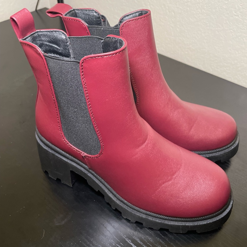 Burgundy Boots